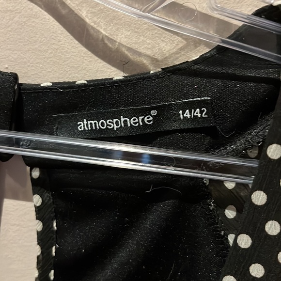 Atmosphere sheer polka dot babydoll dress or tunic. Size 14 - Picture 2 of 8